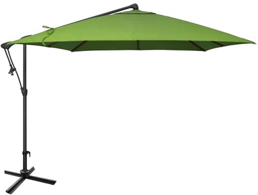 Parasol de jardin vert carré de 8½ pieds de marque Treasure Garden