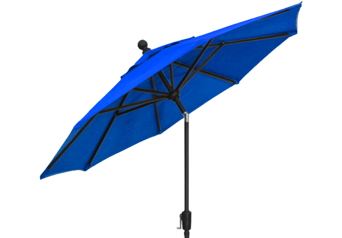 7½ foot cobalt blue Treasure Garden market umbrella