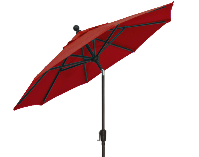 9 foot brick red burgundy Treasure Garden patio market umbrella