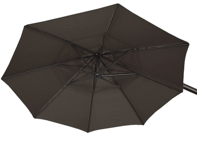 Black AG3 Treasure Garden offset 9 foot patio umbrella