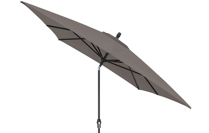 Parasol de jardin rectangulaire 8 x 10 pieds gris pâle Treasure Garden