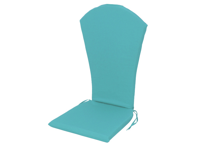 Aqua Blue Adirondack chair cushion