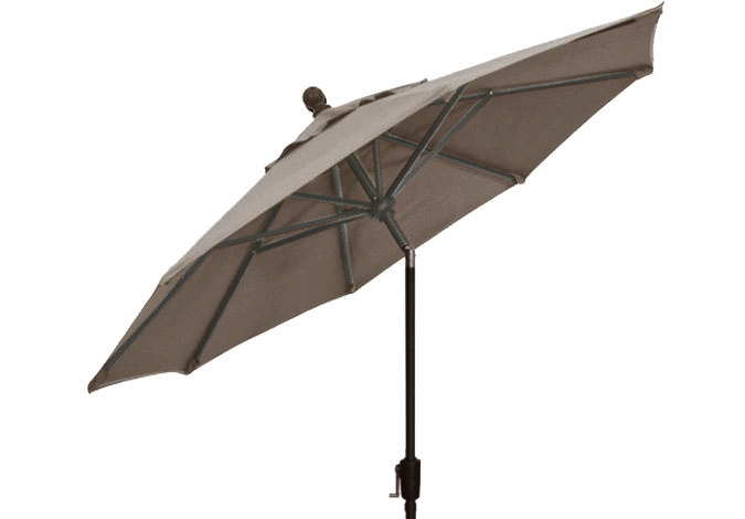 9 foot Canyon Beige octagonal patio umbrella parasol by Treasure Garden