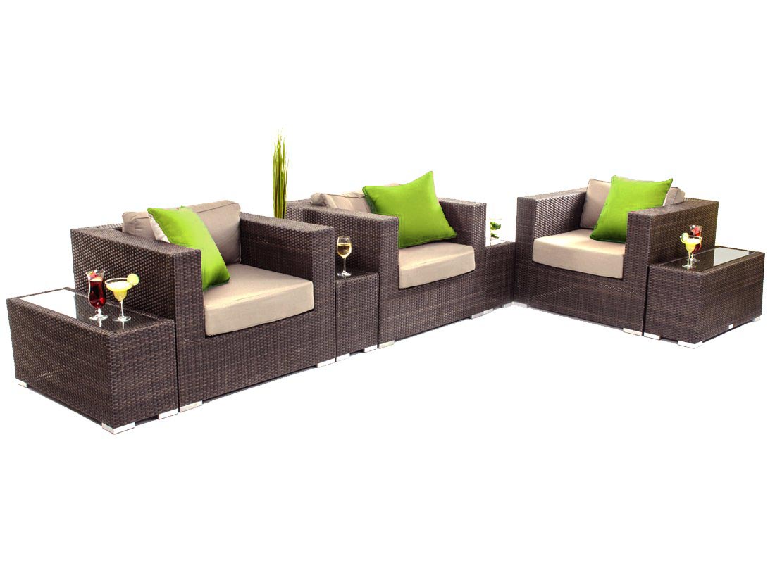 Chaise extérieure Club de la collection Liana pour patio ou jardin