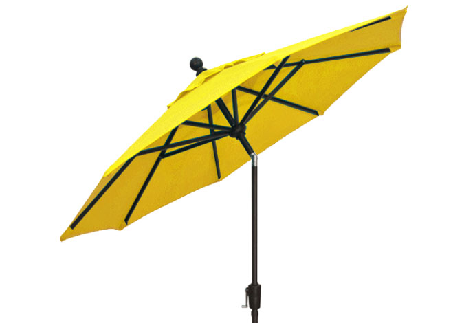 Parasol de marché jaune citron 7½ pieds Treasure Garden